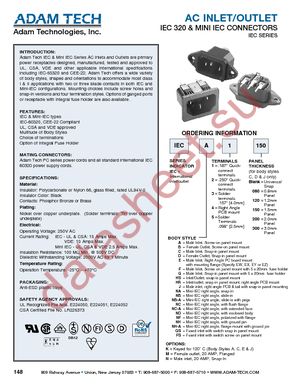 IEC-D-1 datasheet  